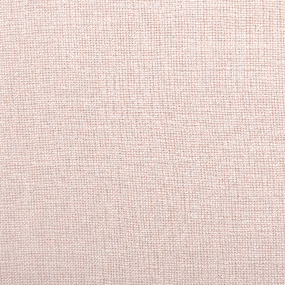 Pale guava-pink woven swatch showing a fine linen-like crosshatch texture