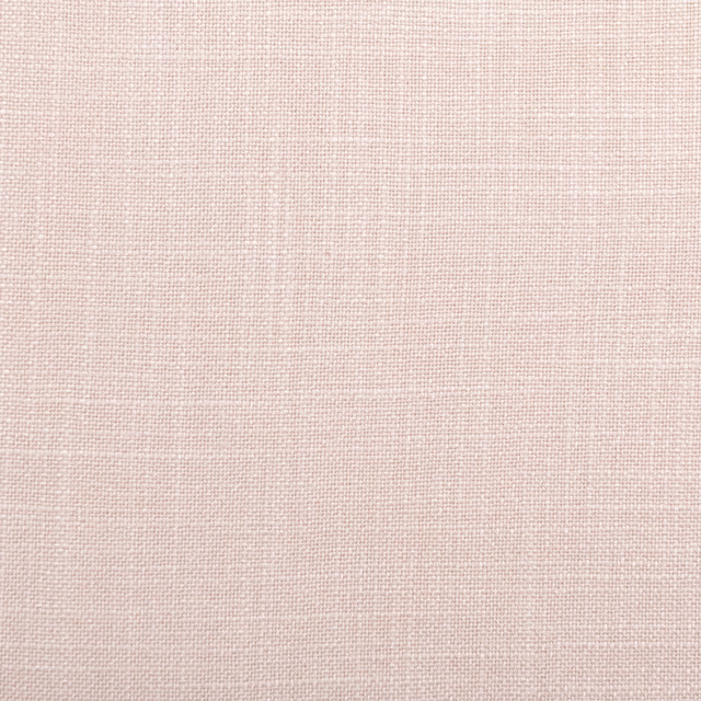 Pale guava-pink woven swatch showing a fine linen-like crosshatch texture