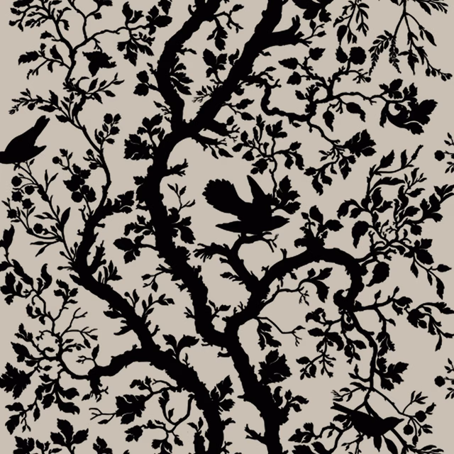 Birdbranch Fabric Black fabric