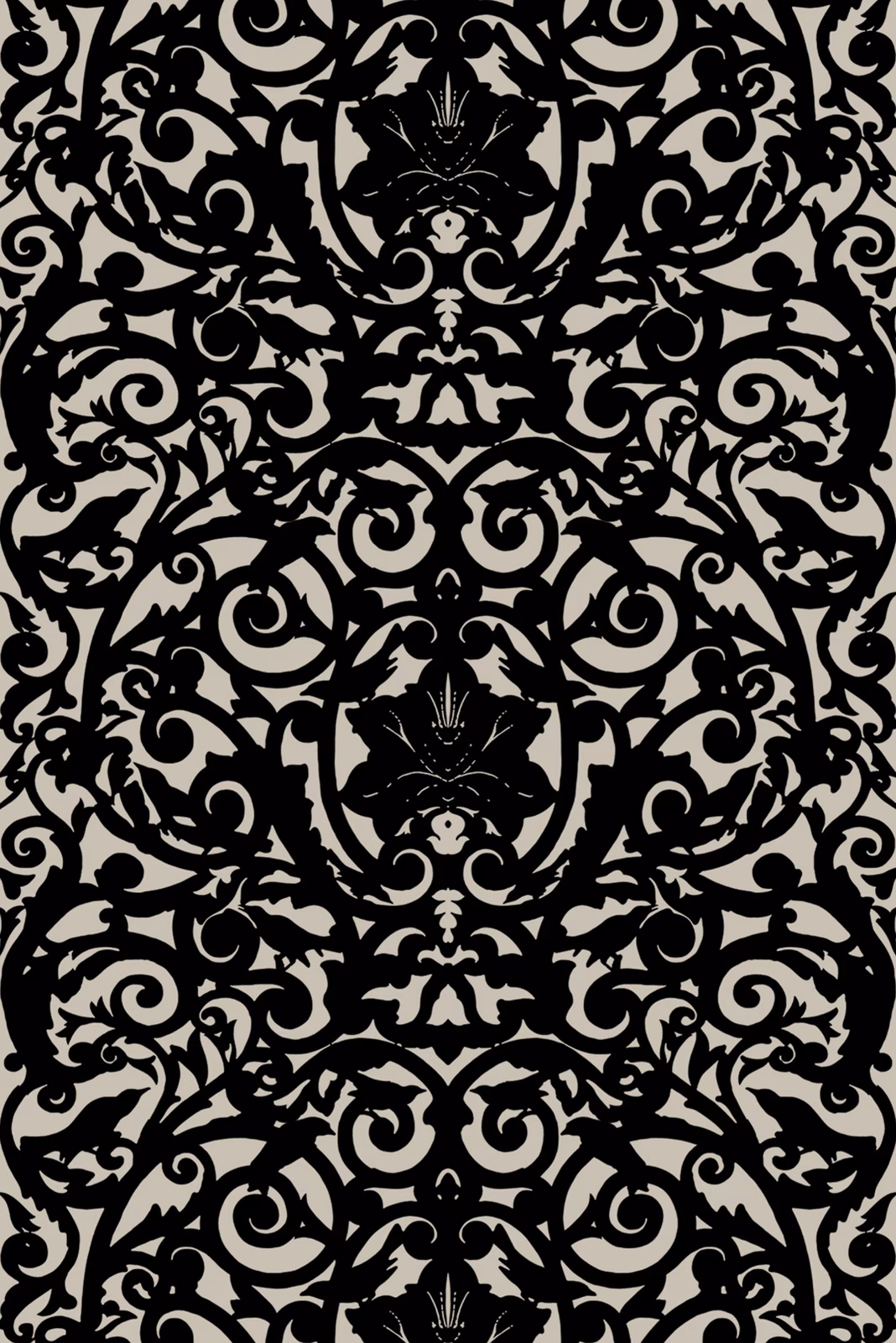 Birdcage Fabric Black fabric