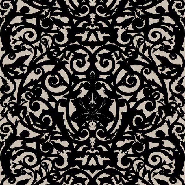 Birdcage Fabric Black fabric