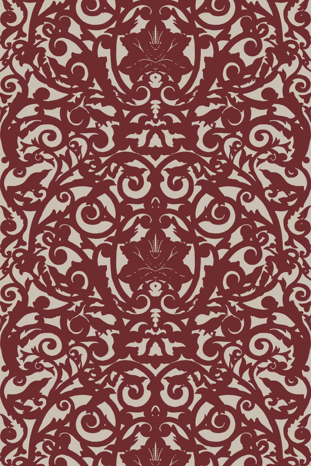 Birdcage Fabric Red fabric