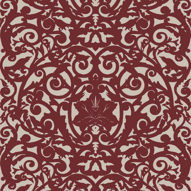 Birdcage Fabric Red fabric