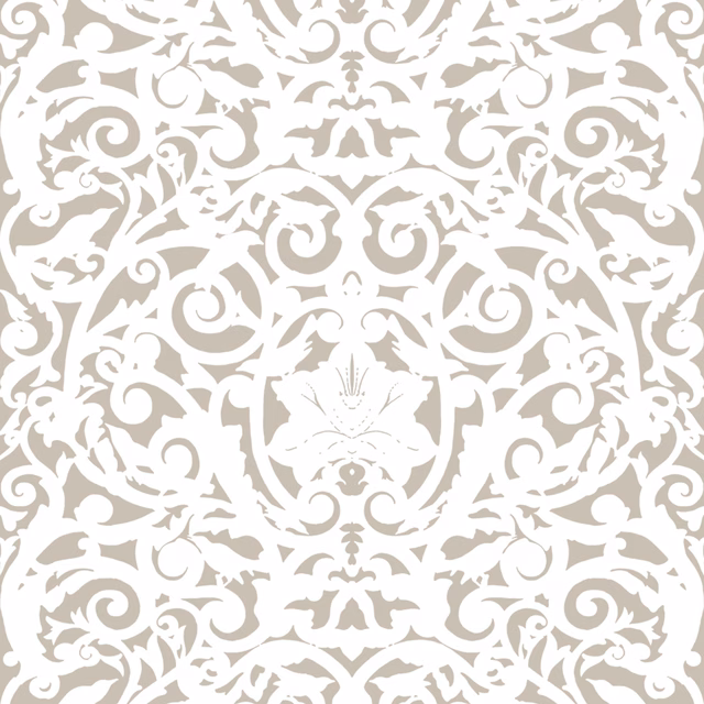 Birdcage Fabric White fabric