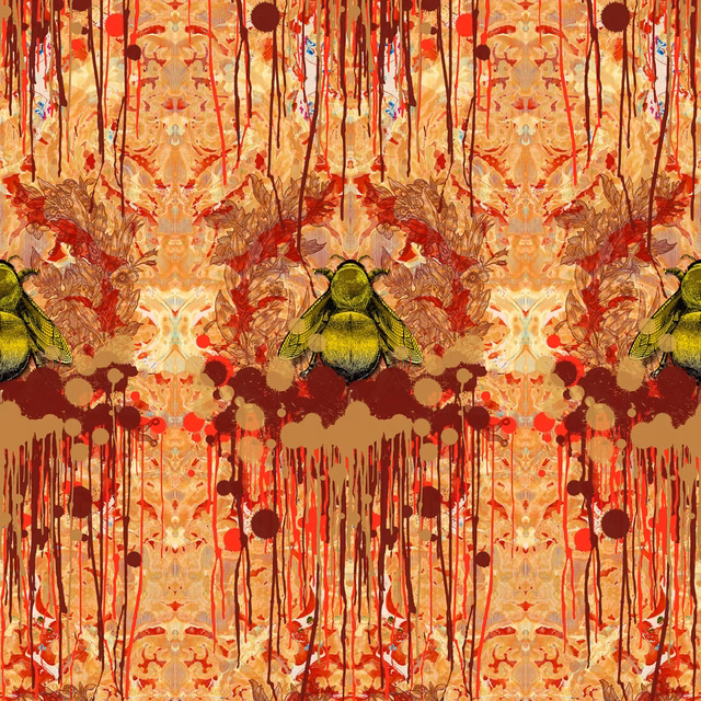 Bloody Empire Wallpaper Red fabric