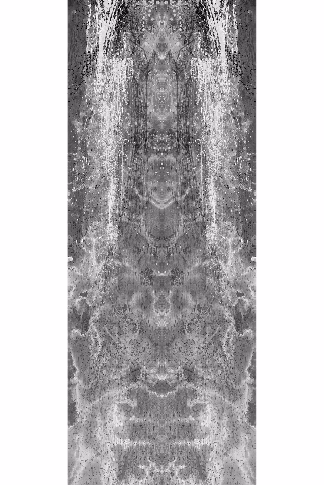 Cascade Superwide Wallpaper Panel Greys fabric
