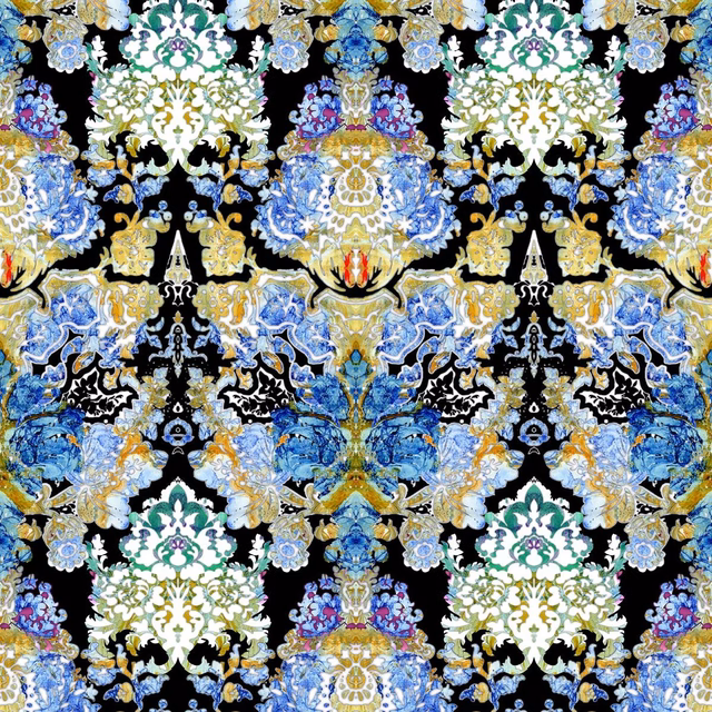 Damsel Damask Wallpaper Original fabric