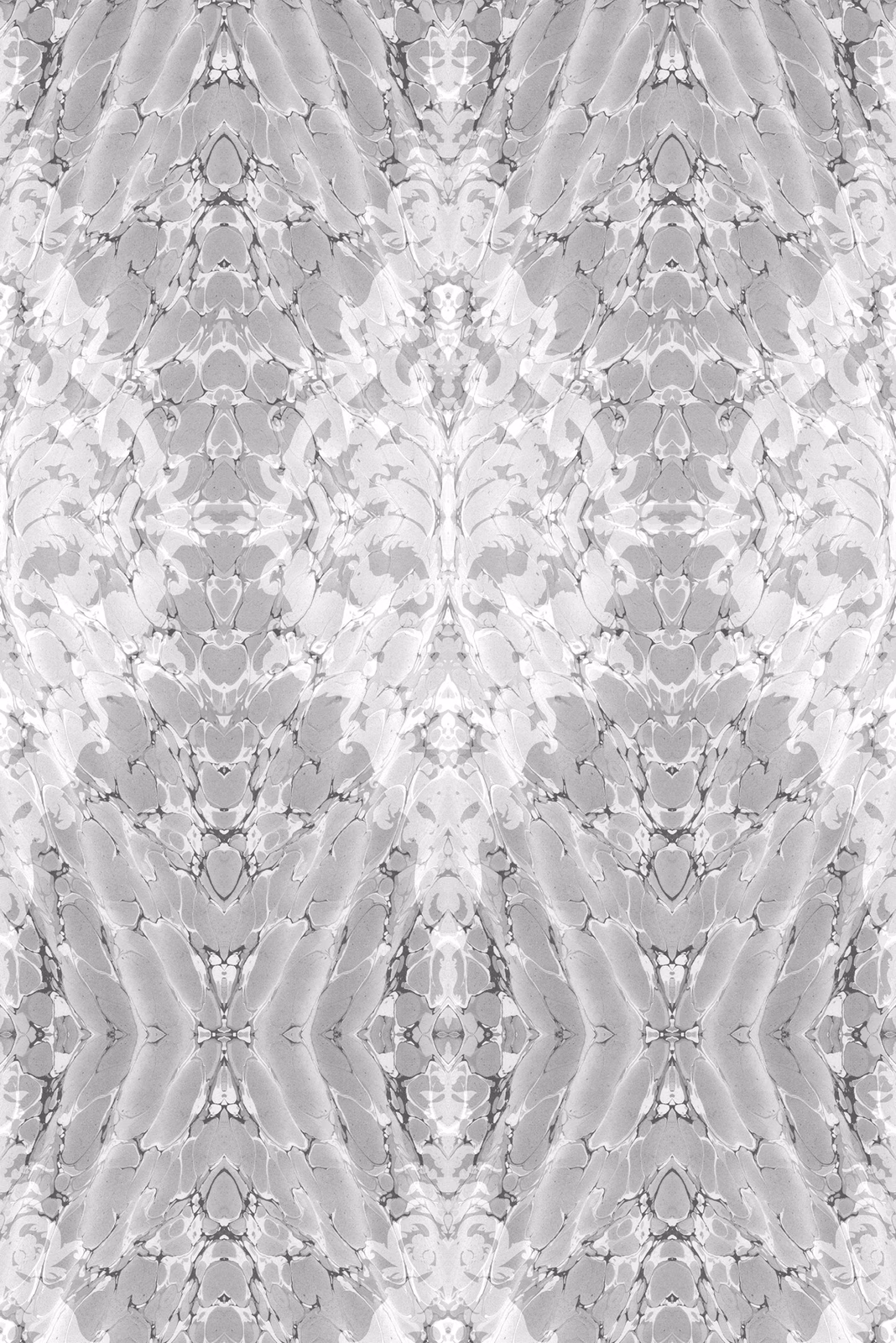Ex Libris Wallpaper Mist Grey fabric