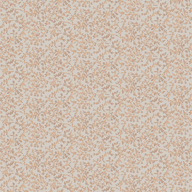 Fine Coral Wallpaper Sand Lark fabric