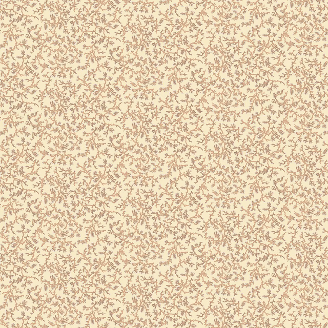 Fine Coral Wallpaper Sandtan fabric