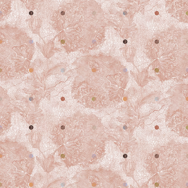 Fresco Wallpaper Blush fabric