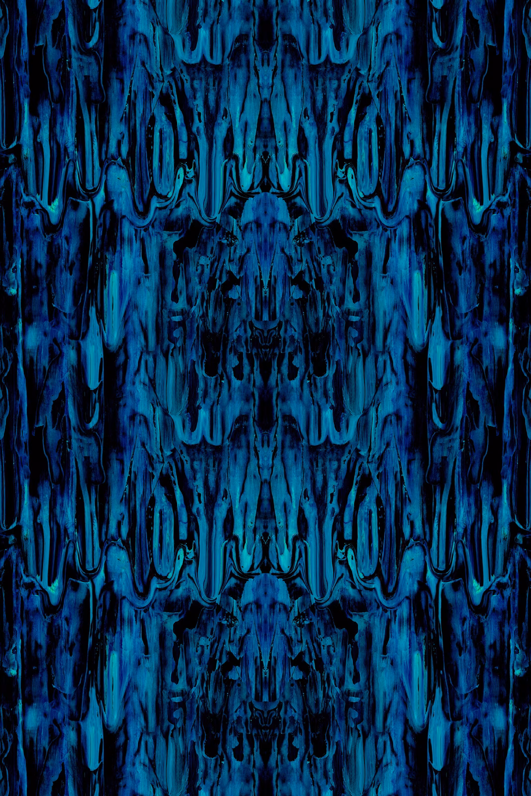 Gerhard Gum Foil Wallpaper Blue fabric