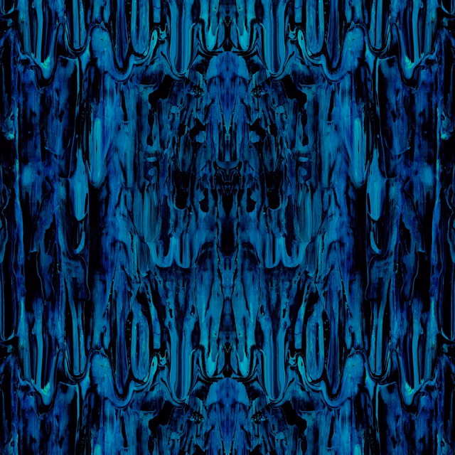 Gerhard Gum Foil Wallpaper Blue fabric