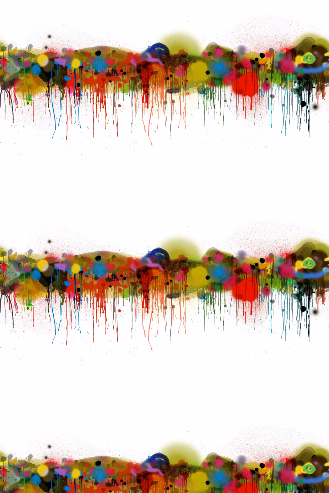 Graffiti Horizon Superwide Wallpaper Original fabric