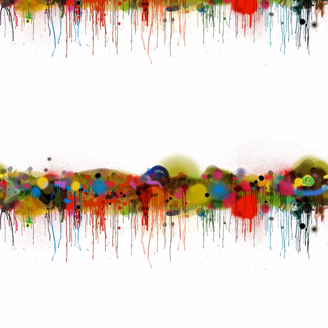 Graffiti Horizon Superwide Wallpaper Original fabric