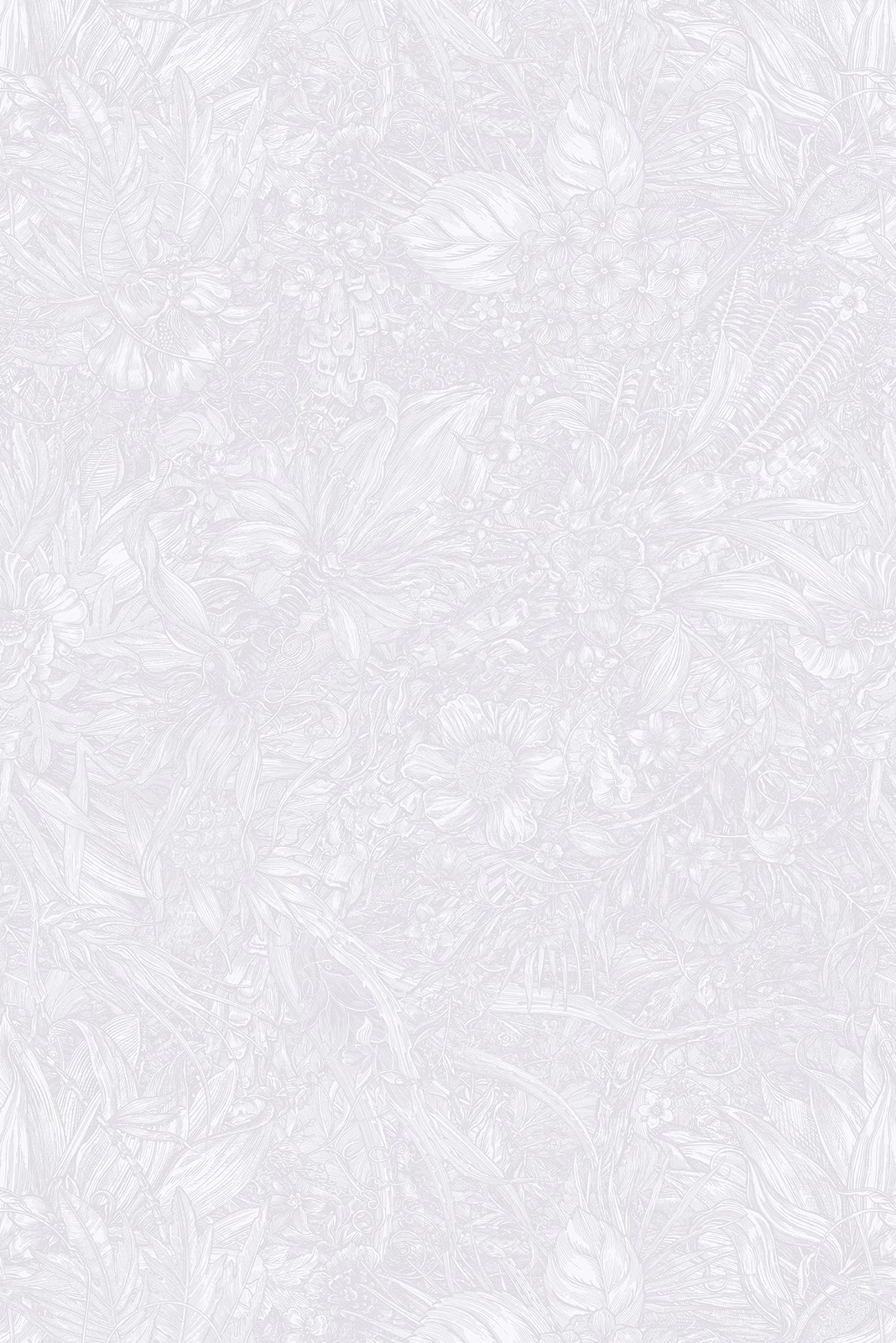 Jungle Tangle Superwide Wallpaper Clouded Clay fabric