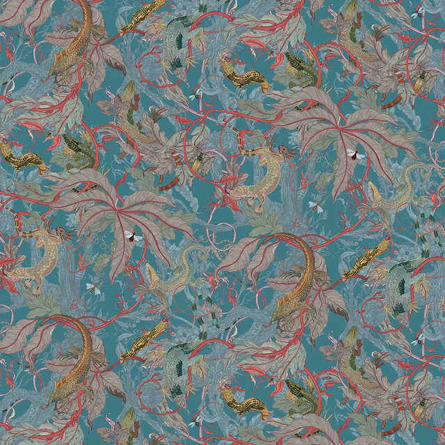 Lacerta Wallpaper Ulysses fabric