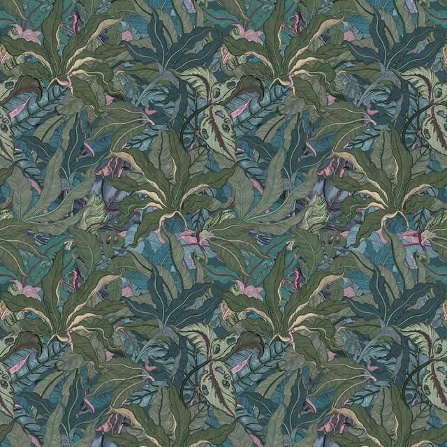 Leaforia Performance Fabric Verde fabric