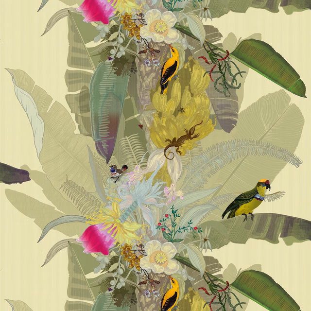 Merian Palm Superwide Wallpaper Original fabric