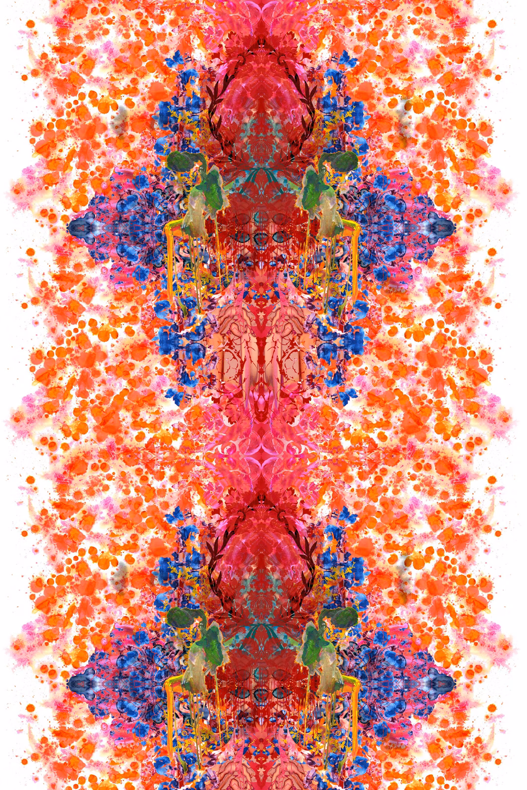 Omni Splatt Fabric Orange fabric