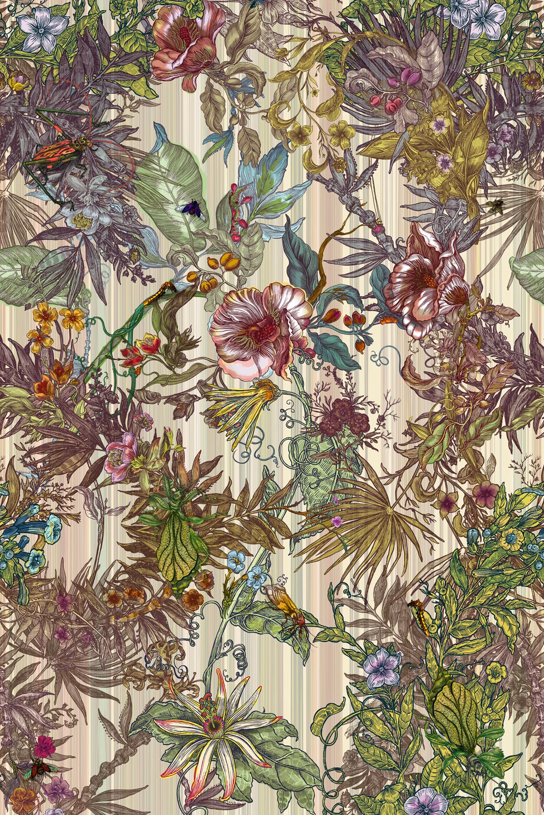 Opera Botanica Superwide Wallpaper Original fabric