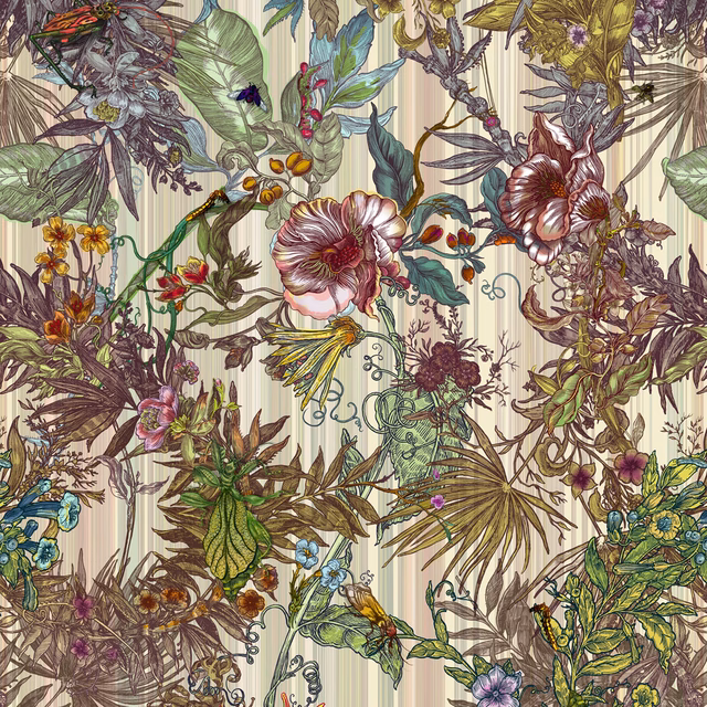 Opera Botanica Superwide Wallpaper Original fabric
