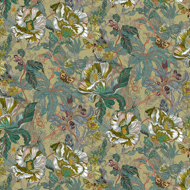 Papaver Wallpaper Copaxa fabric