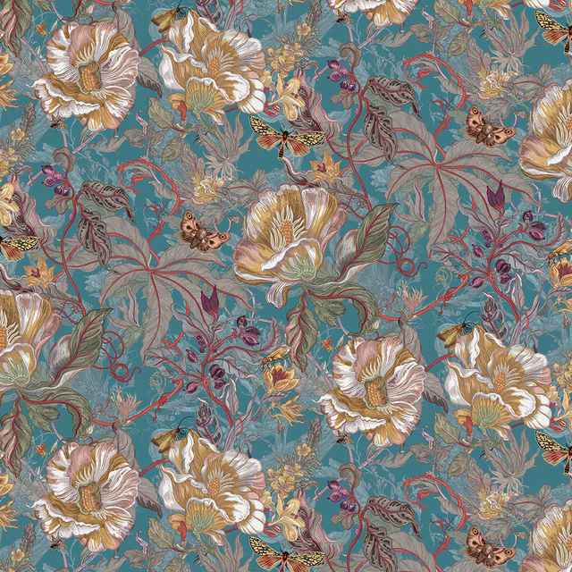 Papaver Wallpaper Ulysses fabric