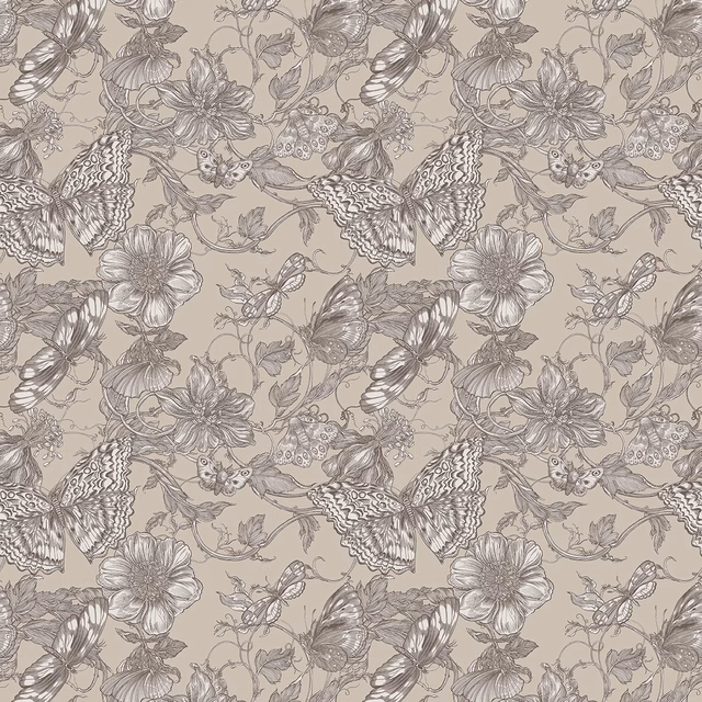 Papillon Wallpaper Mochi fabric