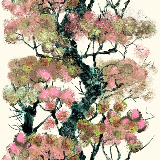 Pinyin Tree Velvet Fabric Sand fabric