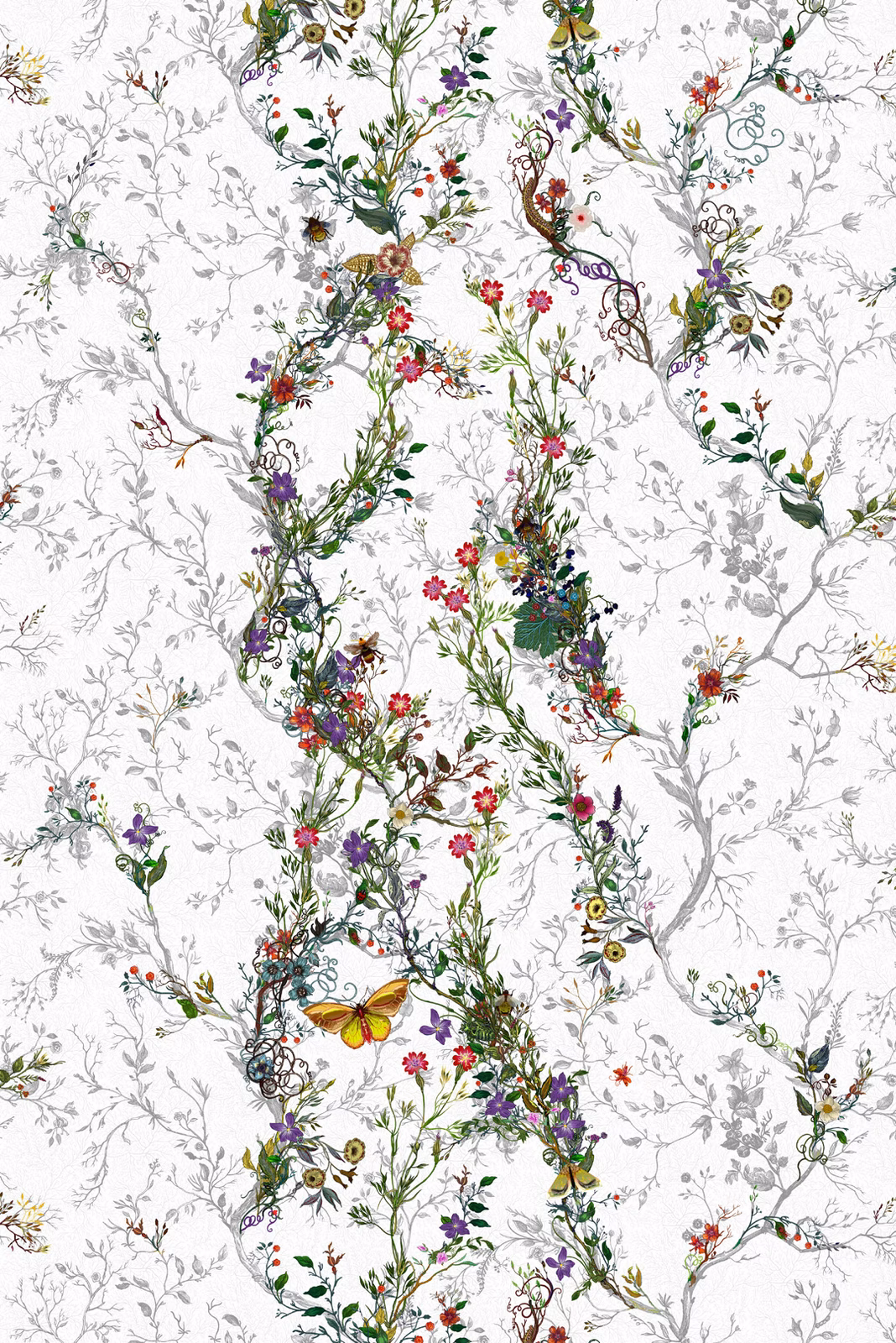 Random Ruskin Wallpaper Frost fabric