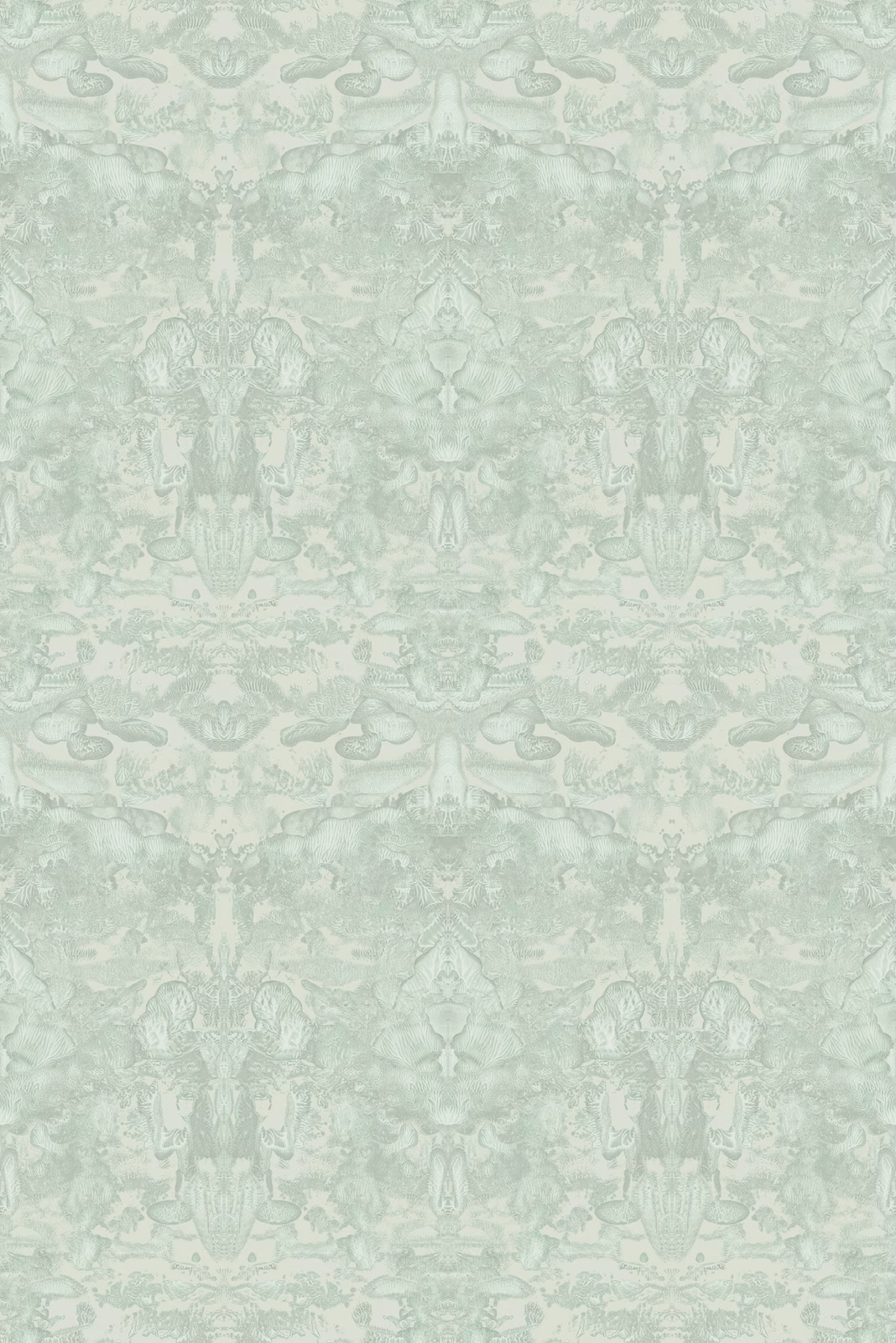 Roller Blotch Wallpaper Sage fabric