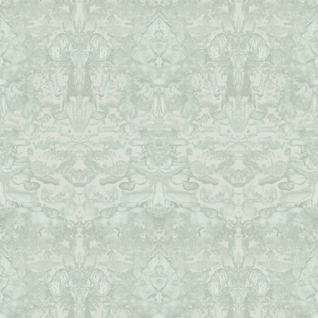 Roller Blotch Wallpaper Sage fabric