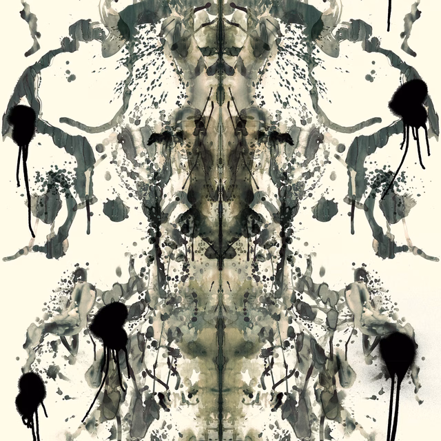 Rorschach Velvet Fabric Sand fabric
