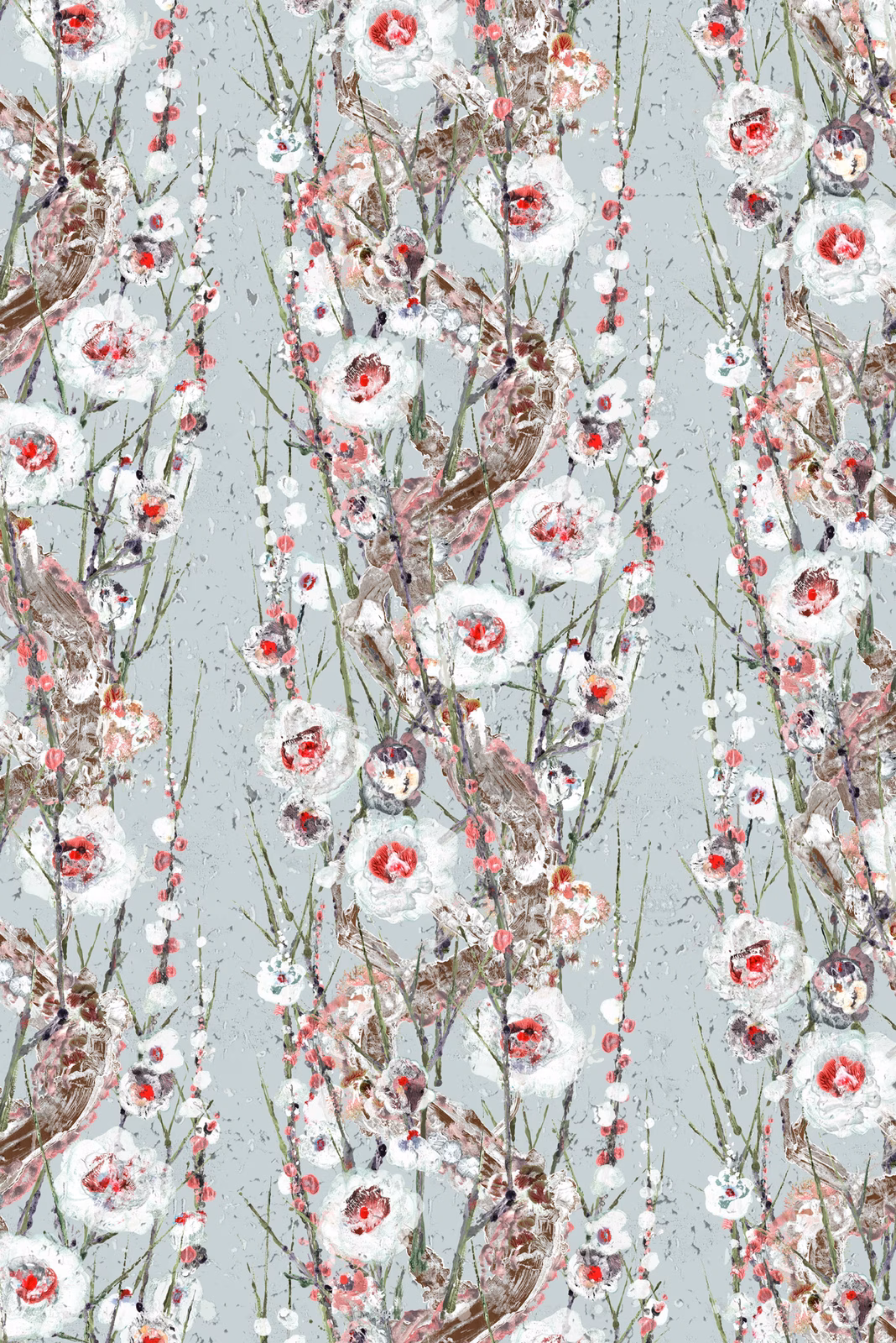 Sakura Cork Wallpaper Mung Green fabric