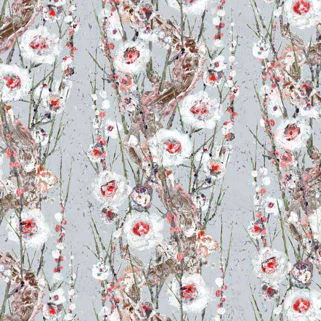 Sakura Cork Wallpaper Mung Green fabric