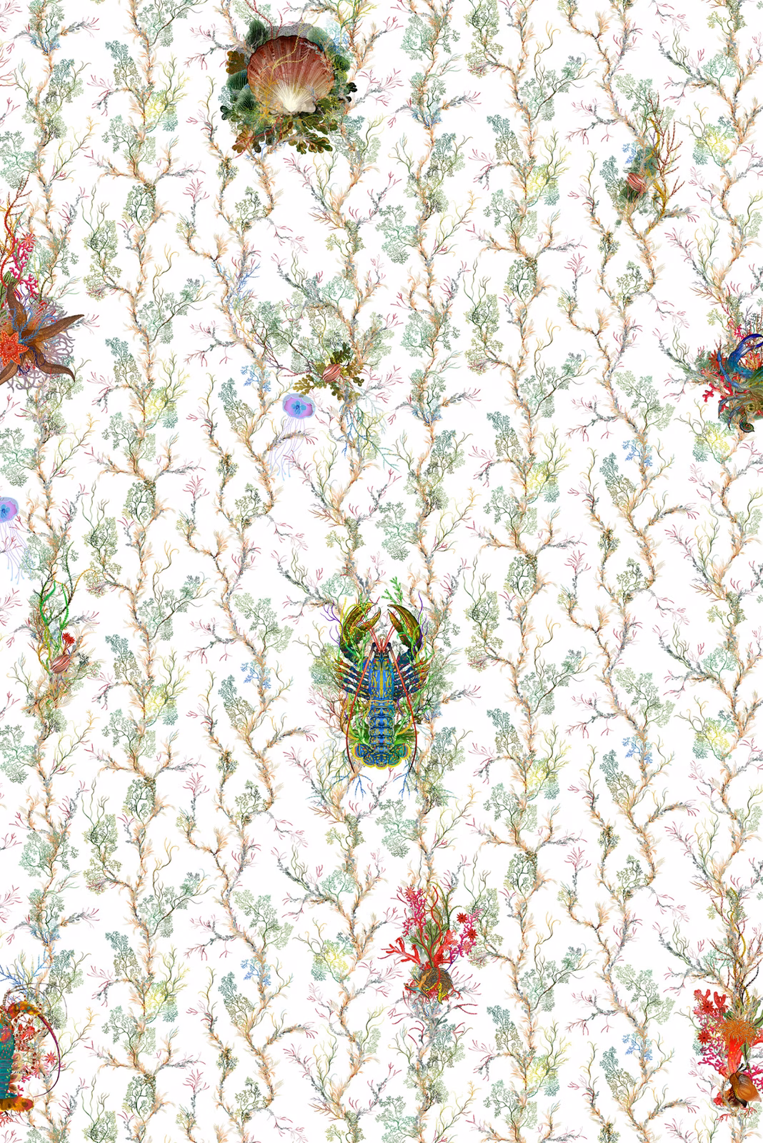 Seashore Galore Wallpaper Original fabric