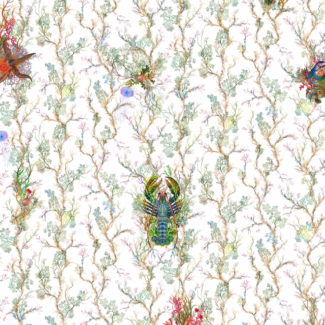 Seashore Galore Wallpaper Original fabric