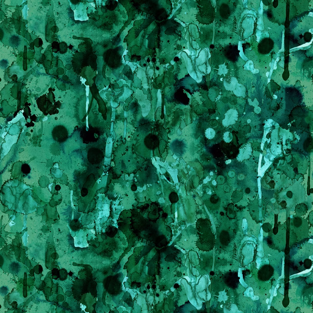 Storm Blotch Superwide Wallpaper Greens fabric
