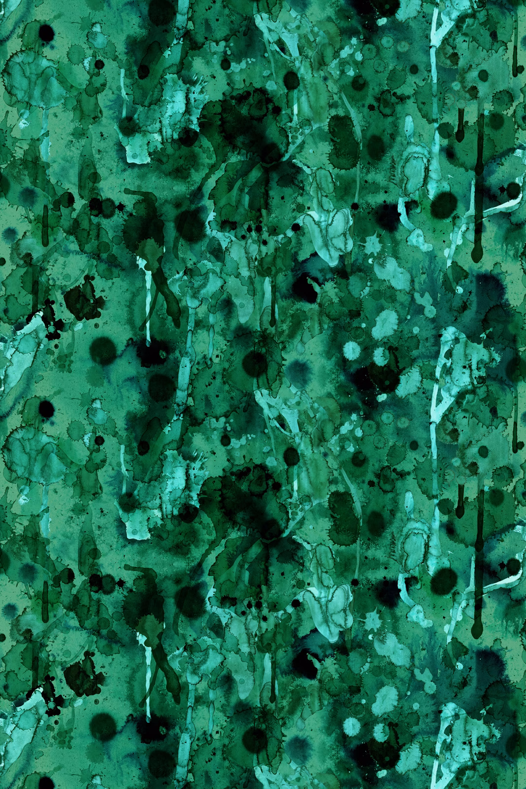 Storm Blotch Velvet Fabric Greens fabric
