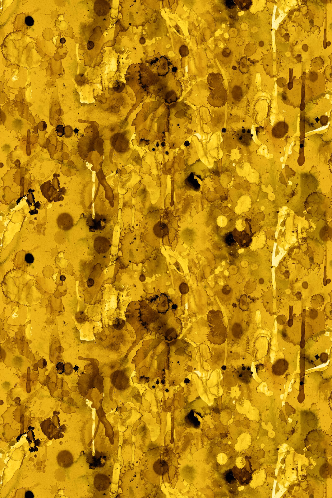Storm Blotch Velvet Fabric Yellow fabric