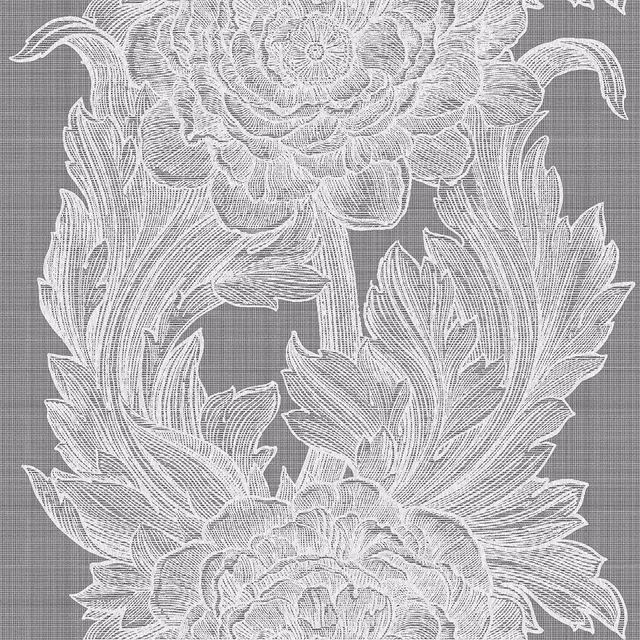 Tudor Rose Lace Ivory fabric