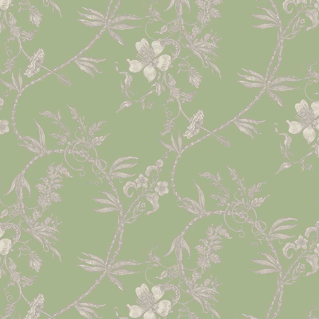 Vinea Wallpaper Jade fabric