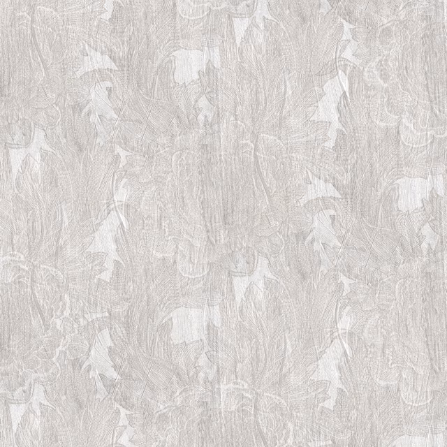 Whitewash Rose Wallpaper Beige fabric