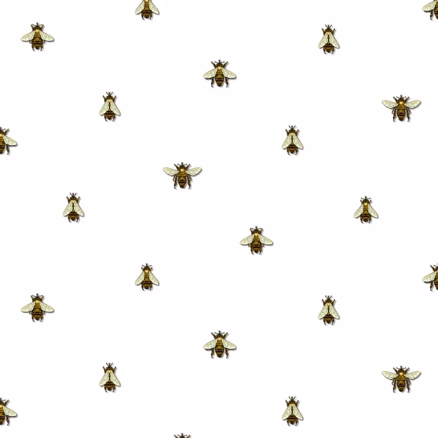 Wild Honey Bee Spot Wallpaper Original Spot fabric