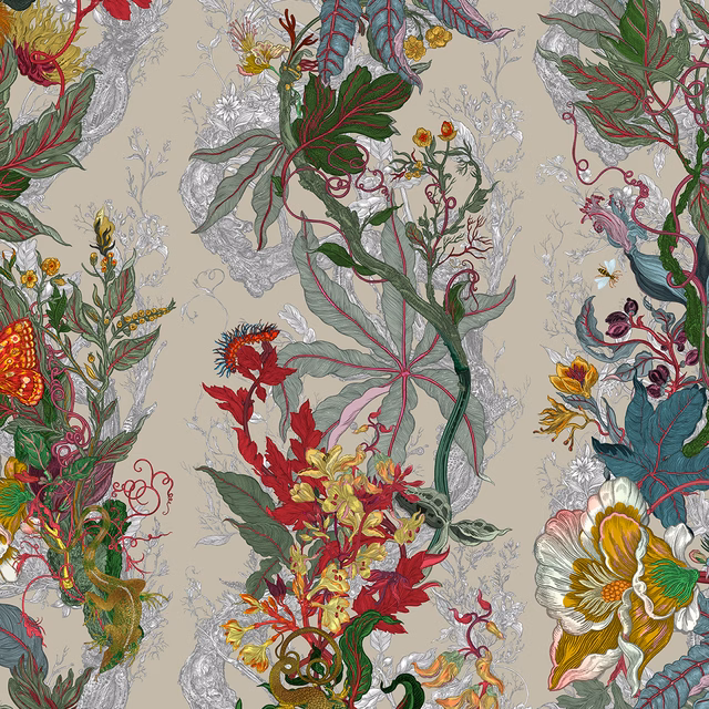 XL Jungle Wallpaper Original fabric