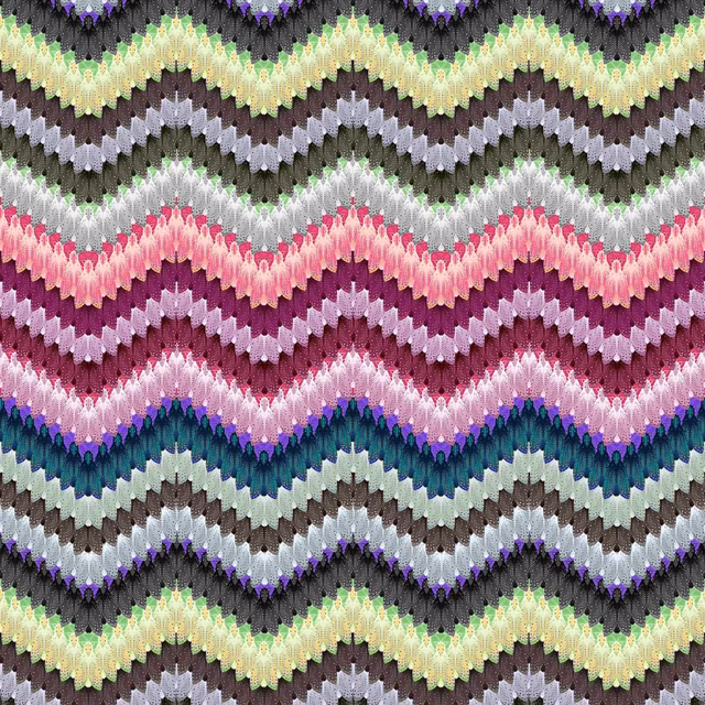 Zig Zag Moth Wallpaper Original fabric