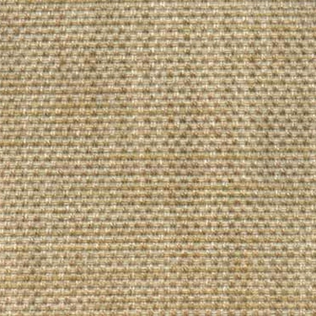 Close-up of warm beige textured weave with fine horizontal pattern