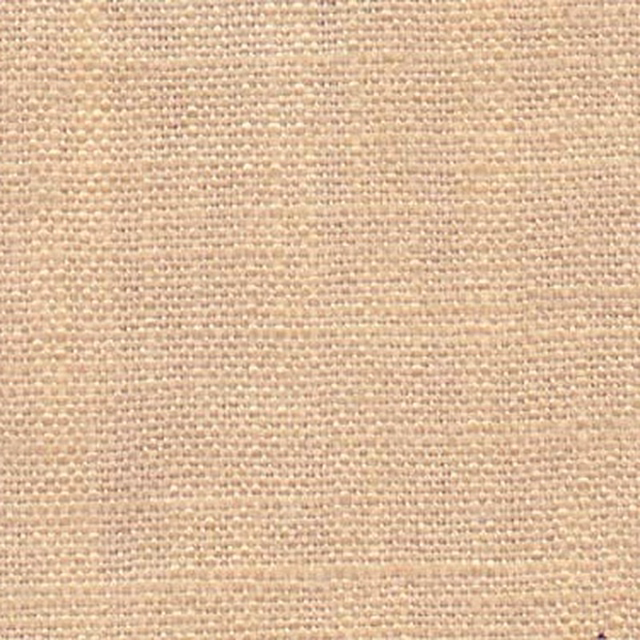 Close-up of warm chamois beige woven fabric with fine natural texture