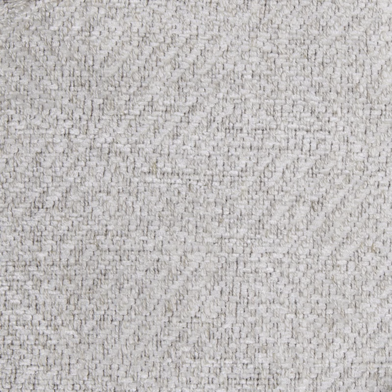 Pale pearl grey textured fabric with a subtle woven geometric pattern